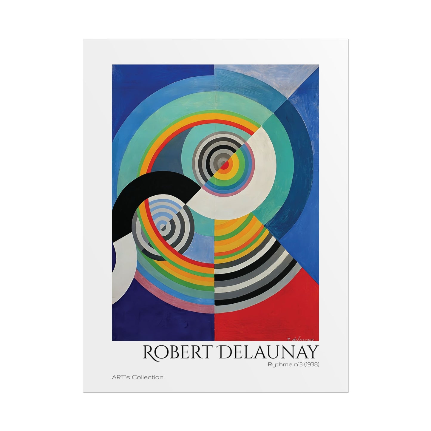 Rythme Numéro 3 (1938) by Robert Delaunay / Affiche imprimée - Série ART's Collection