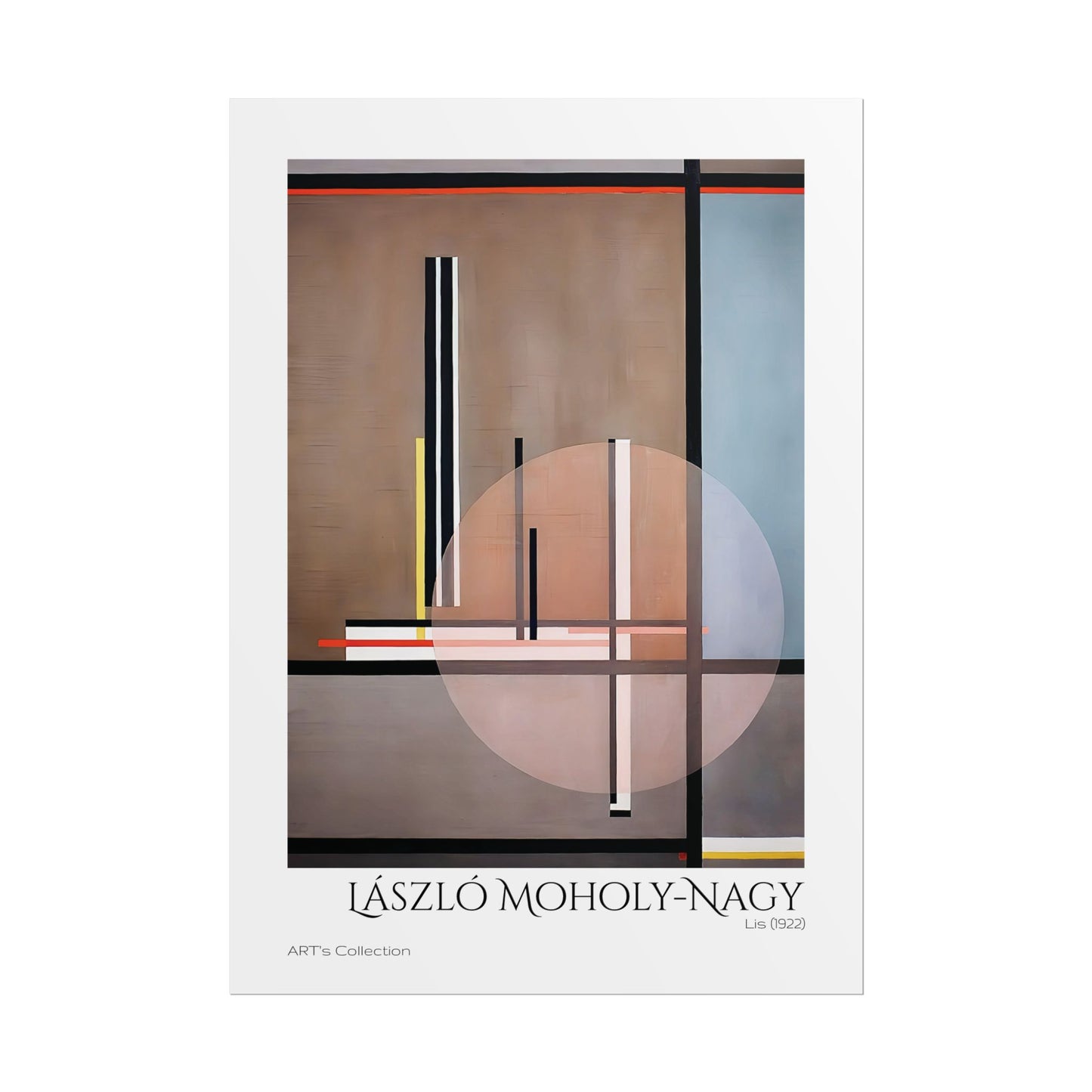Lis (1922) by László Moholy-Nagy / Affiche imprimée - Série ART's Collection