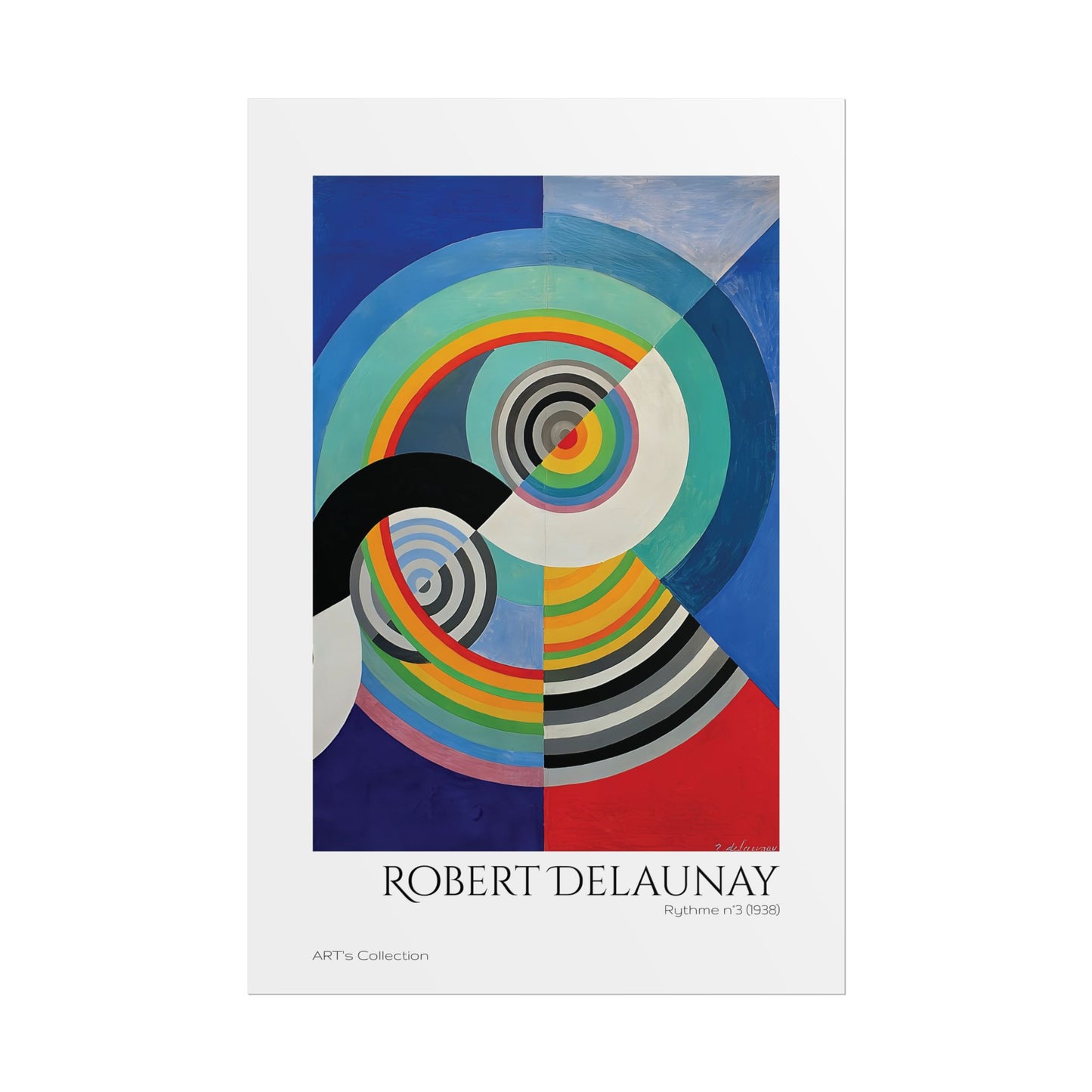 Rythme Numéro 3 (1938) by Robert Delaunay / Affiche imprimée - Série ART's Collection