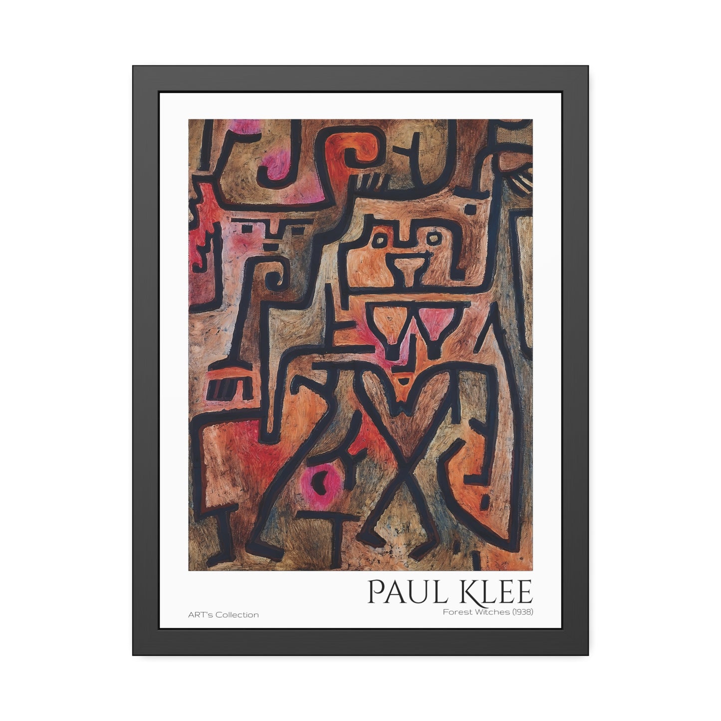 Forest Witches (1938) by Paul Klee / Affiche Encadrée série ART's Collection