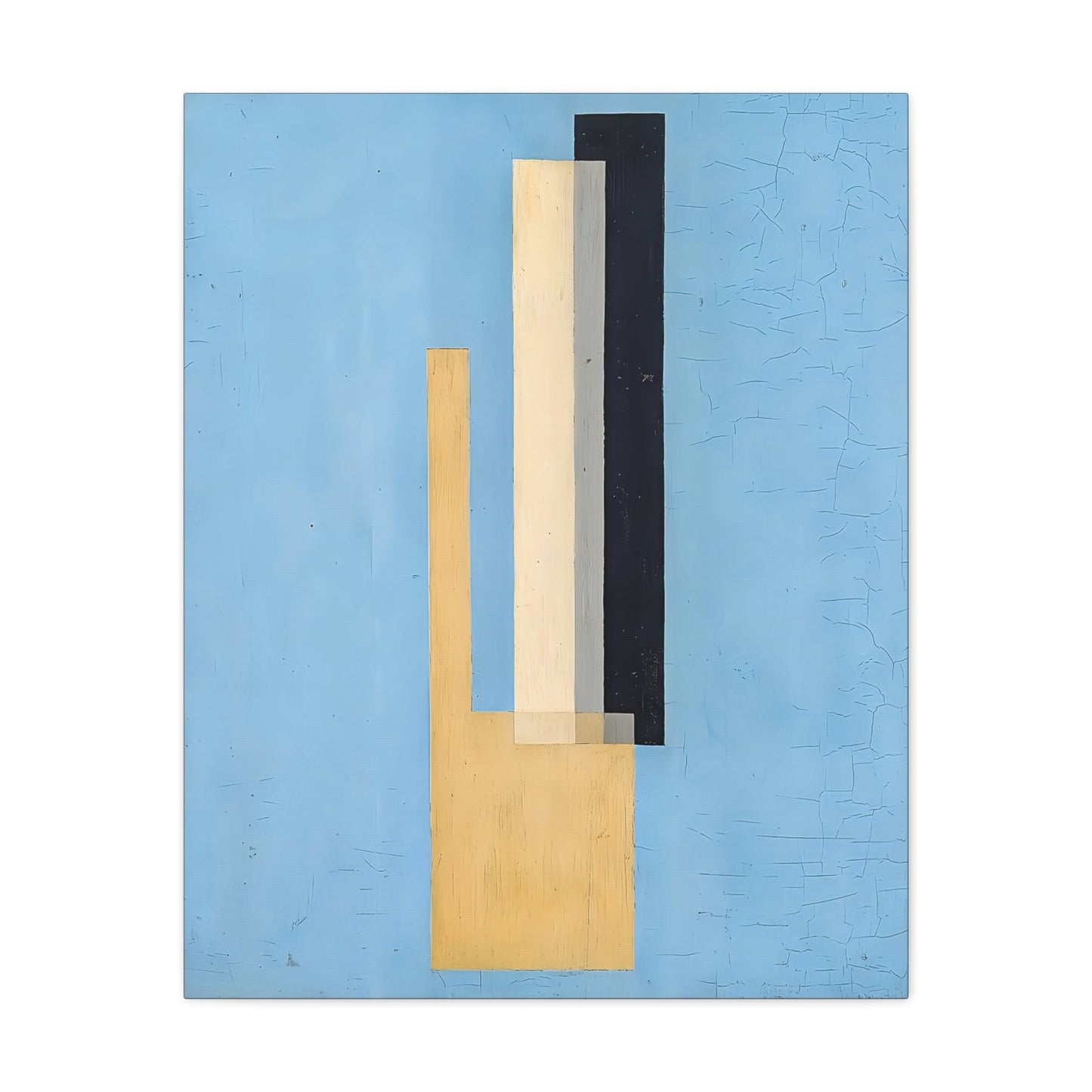 Konstruktion (circa 1920-1922) by László Moholy-Nagy / Reproduction Fine Art sur Toile / Epaisseur 3.2 cm - 1.25 inch