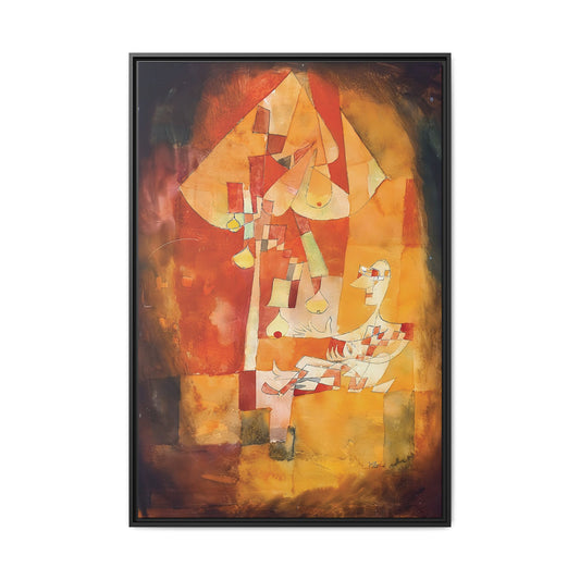 The Man Under the Pear Tree (1921) by Paul Klee / Toile encadrée sur caisse américaine