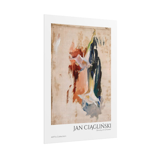 Study of a flower by Jan Ciaglinski / Affiche imprimée - Série ART's Collection