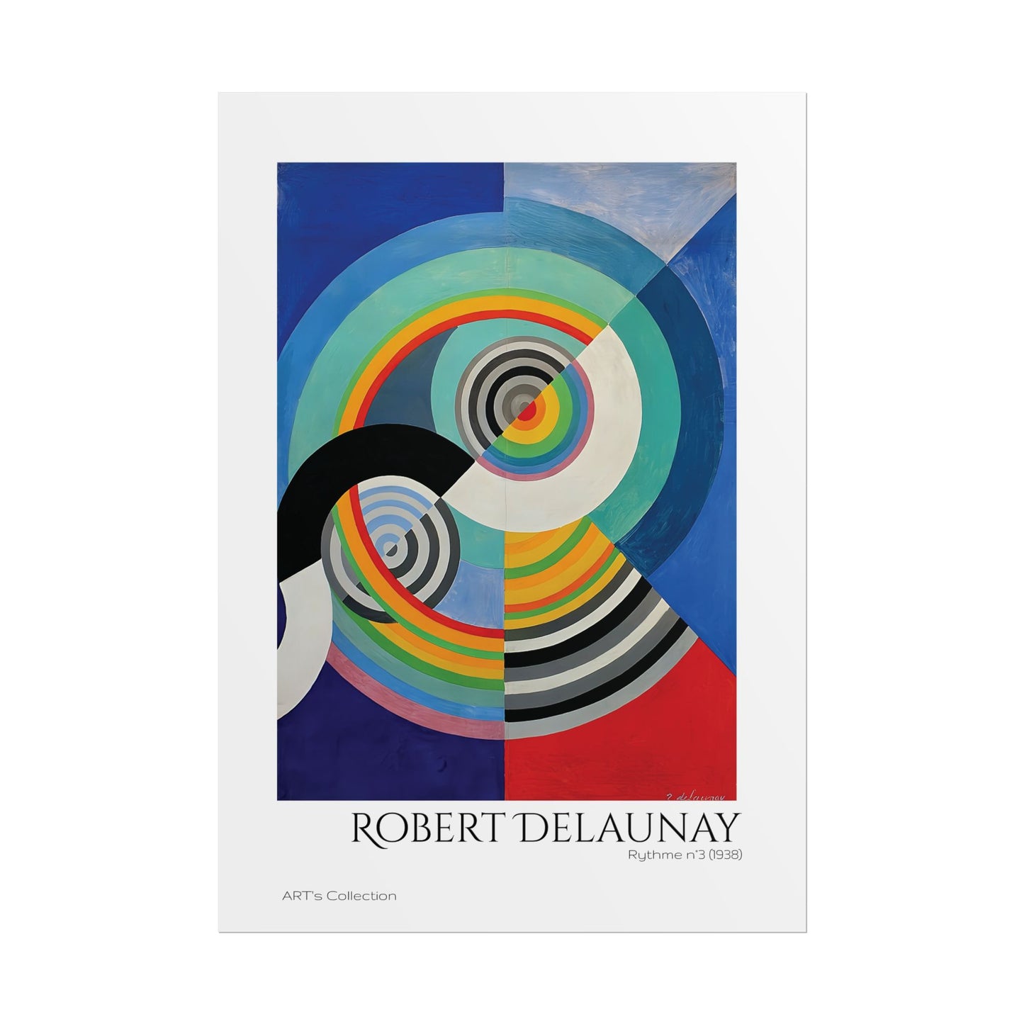 Rythme Numéro 3 (1938) by Robert Delaunay / Affiche imprimée - Série ART's Collection