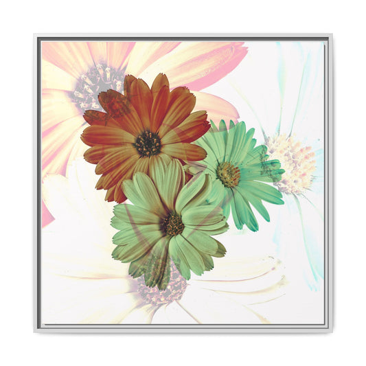 Collection Signature "FLORAL Numéro 14" sur Toile encadrée avec caisse américaine