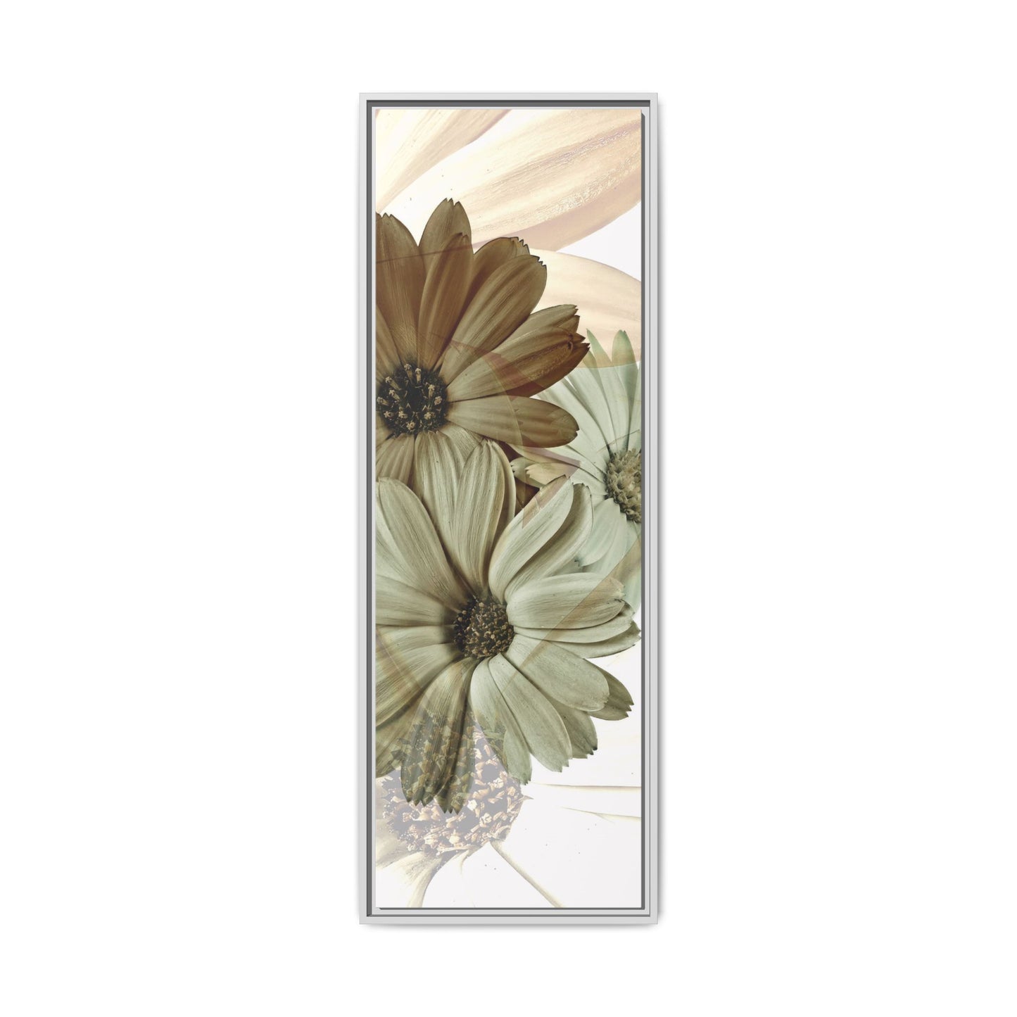 Collection Signature "FLORAL Numéro 12" sur Toile encadrée avec caisse américaine