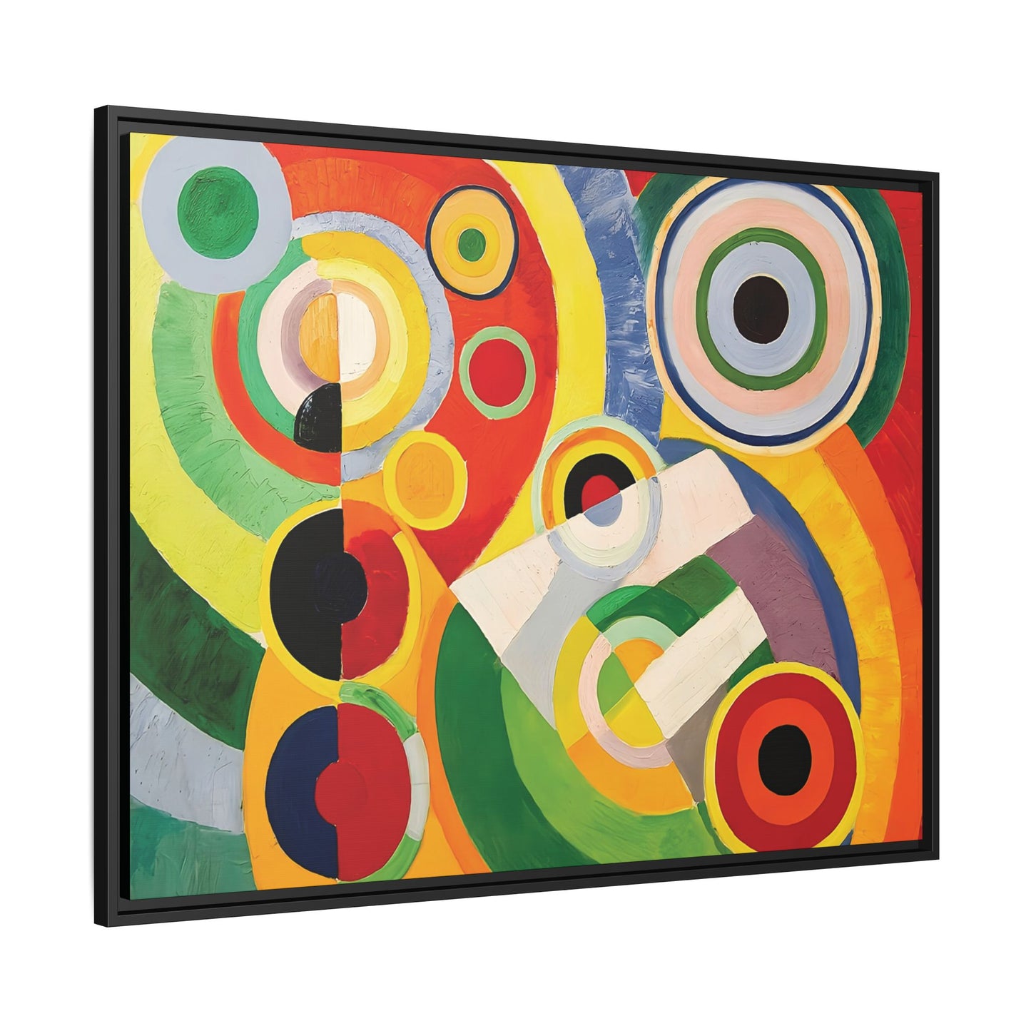 Rythme, Joie de vivre (1930) by Robert Delaunay / Toile encadrée sur caisse américaine