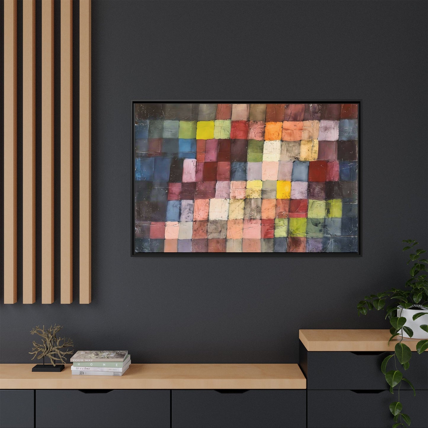 Ancient Sound (1925) by Paul Klee / Toile encadrée sur caisse américaine