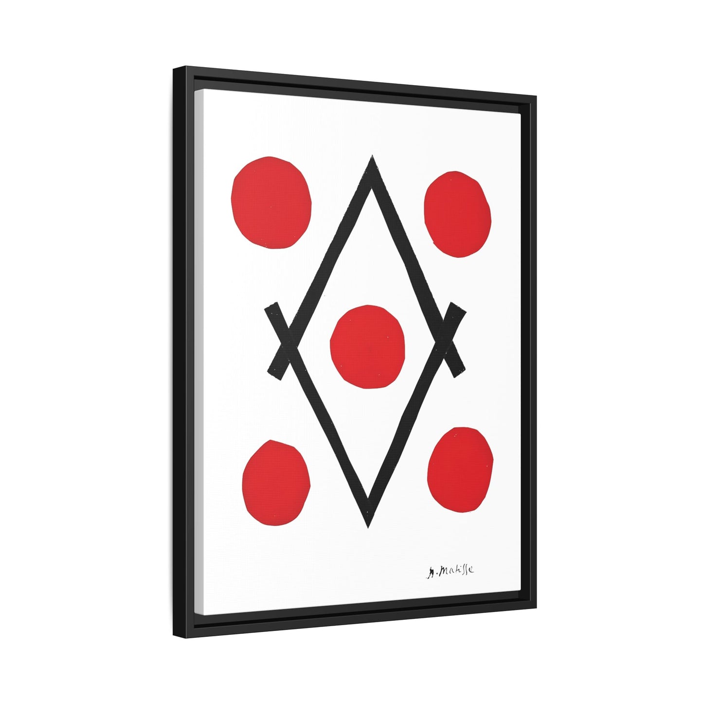Losange (1946-1947) by Henri Matisse / Toile encadrée sur caisse américaine