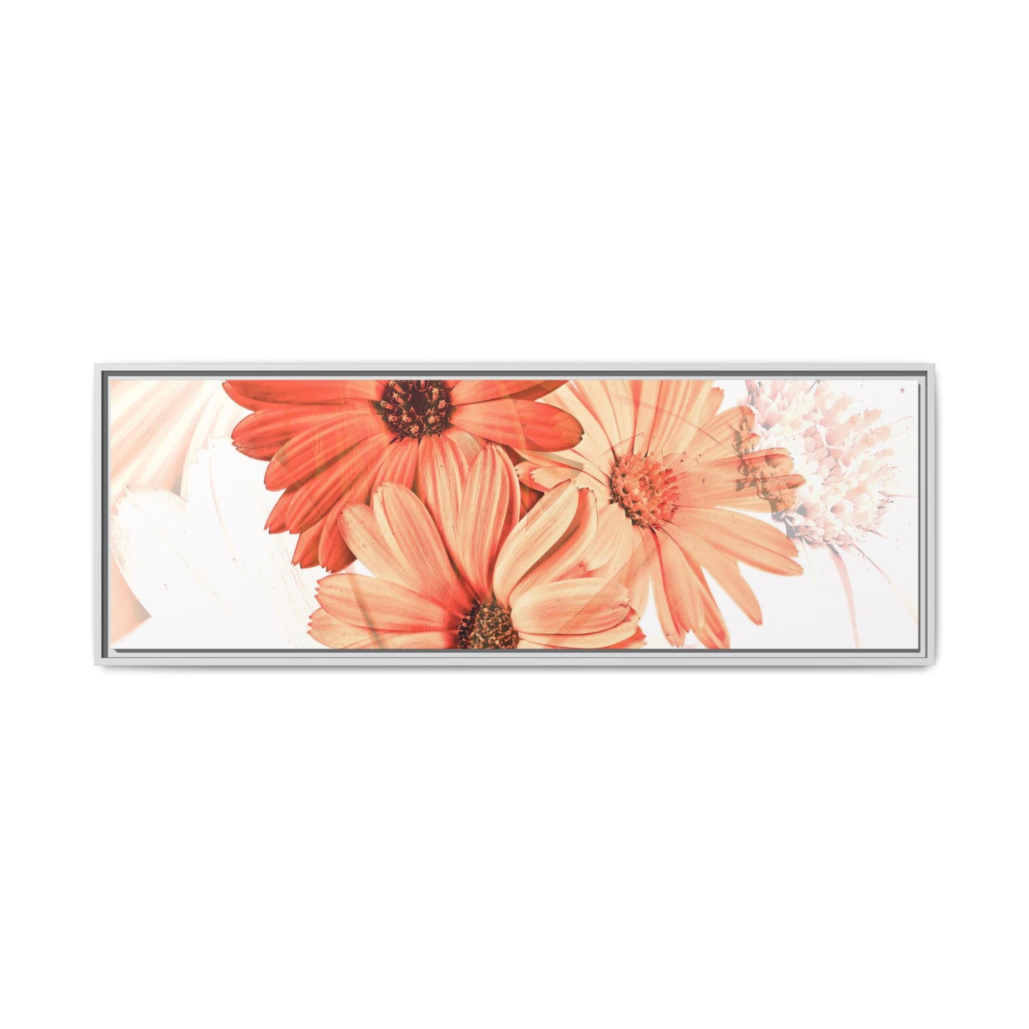 Collection Signature "FLORAL Numéro 17" sur Toile encadrée avec caisse américaine