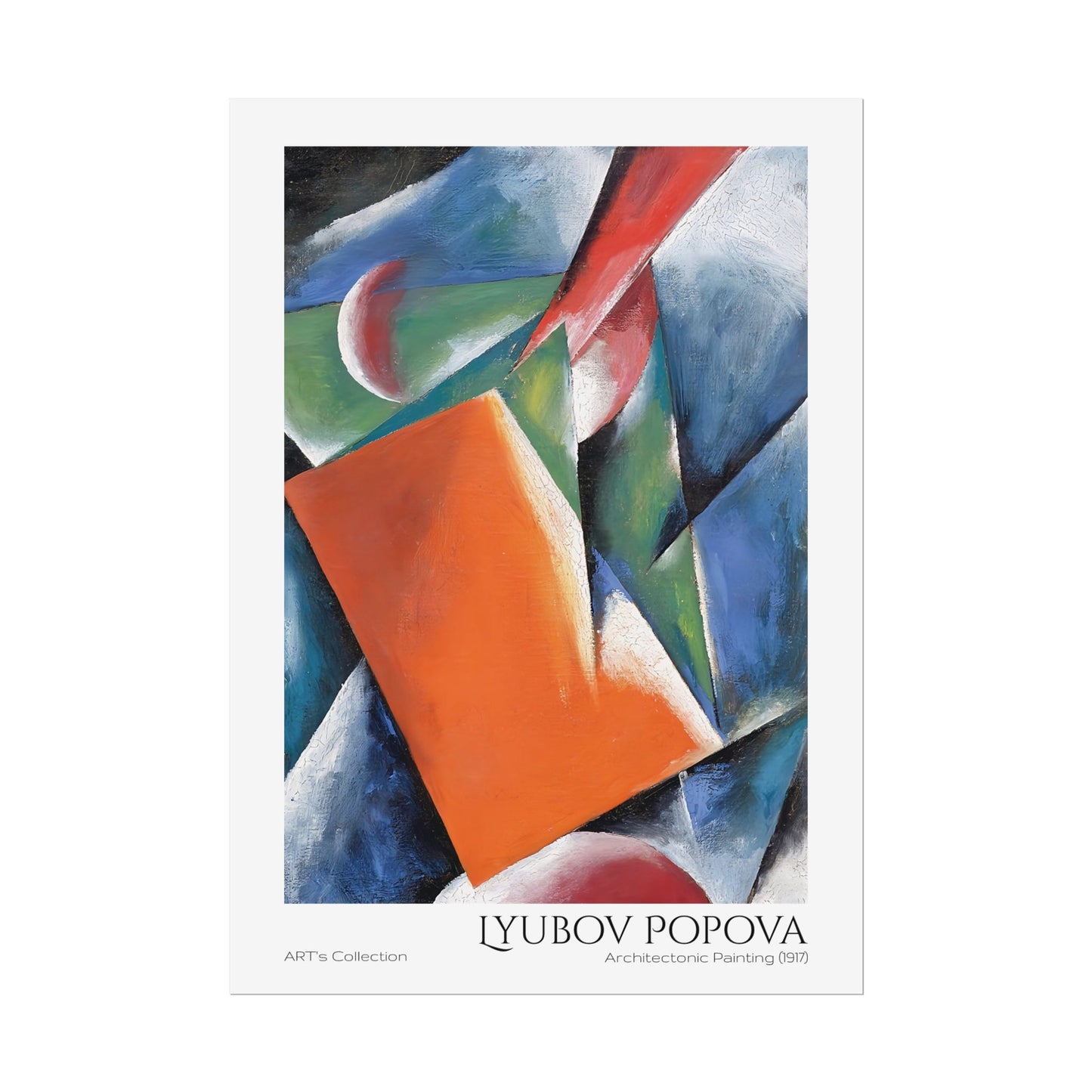 Architectonic Painting (1917) by Lyubov Popova / Affiche imprimée - Série ART's Collection