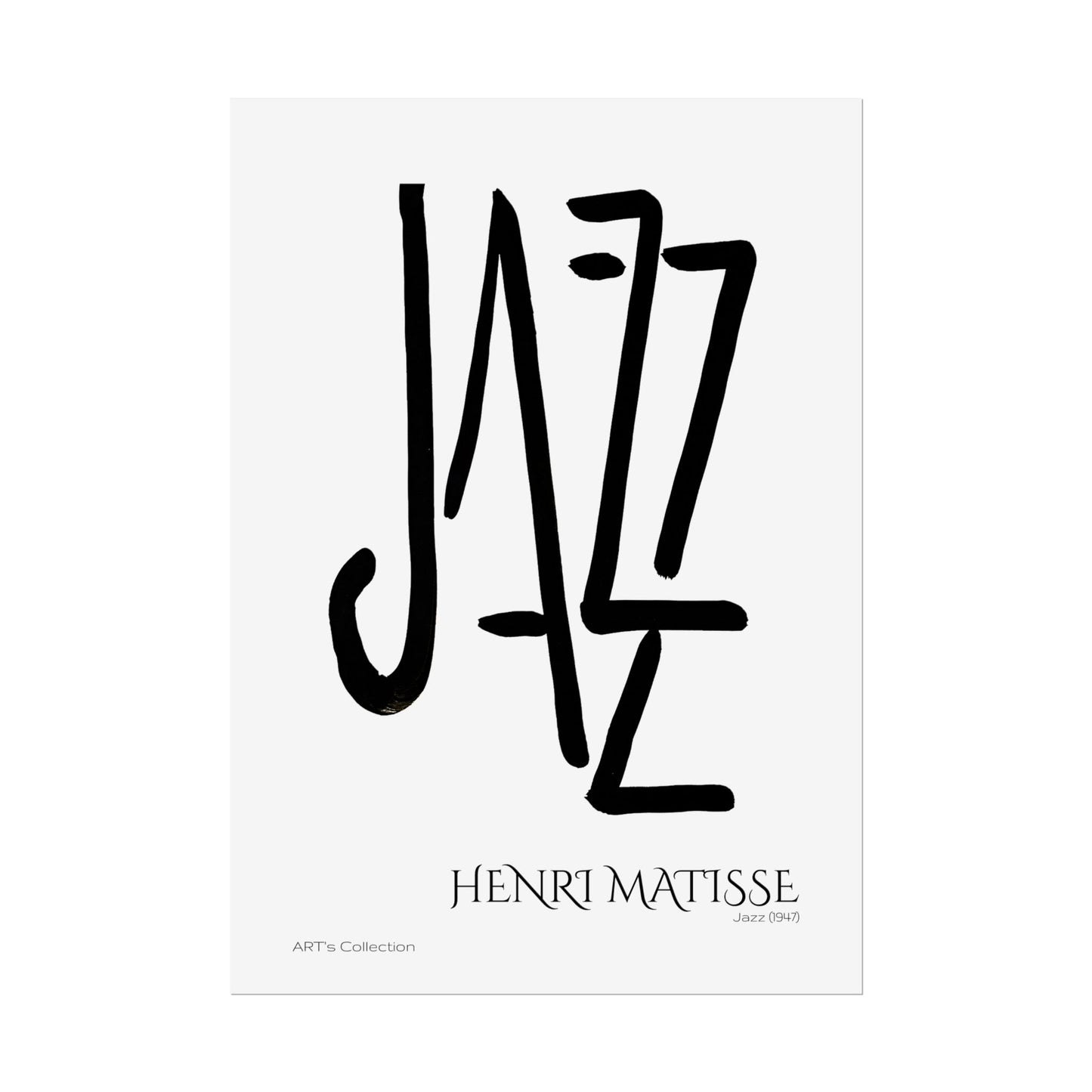 Jazz - Titre (1947) by Henri Matisse / Affiche imprimée - Série ART's Collection
