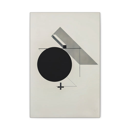 Kestnermappe Proun, Rob. Levnis and Chapman GmbH Hannover #5 (1923) by El Lissitzky / Reproduction Fine Art sur Toile / 3.2 cm - 1.25 inch