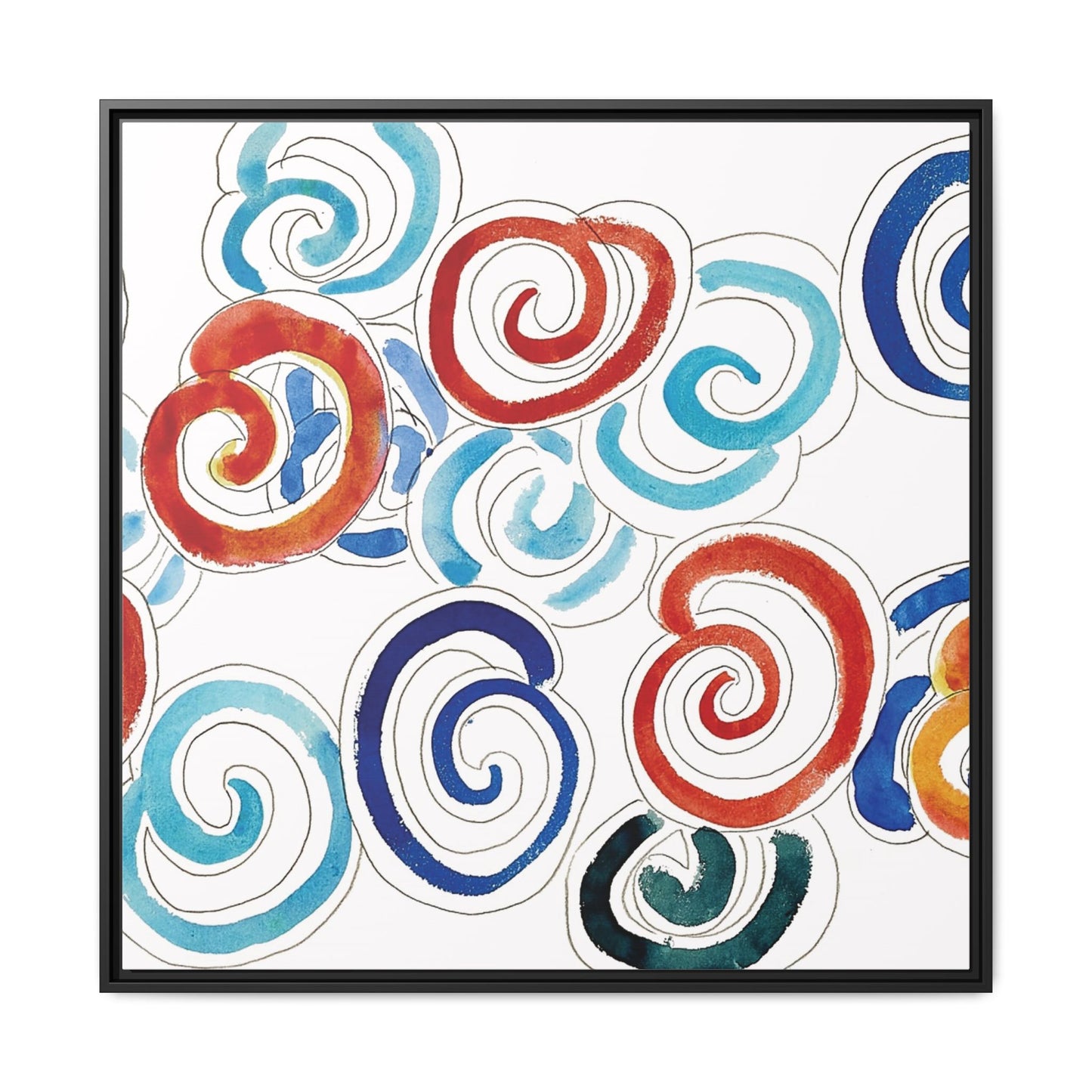Escargots (1953) by Henri Matisse / Toile encadrée sur caisse américaine