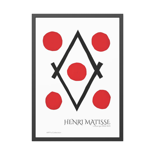 Losange (1946-1947) by Henri Matisse / Affiche Encadrée série ART's Collection