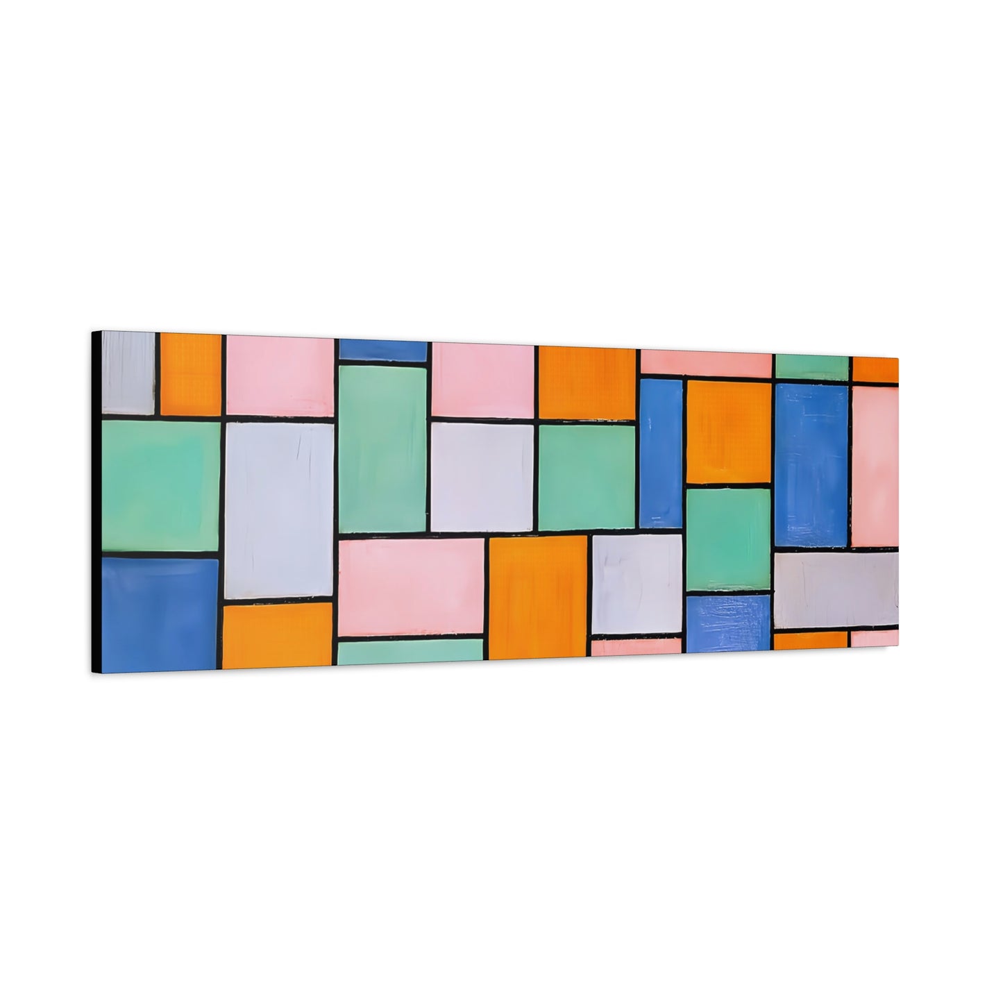 Composition in dissonances (1919) by Theo van Doesburg / Reproduction Fine Art sur Toile / Epaisseur 3.2 cm - 1.25 inch