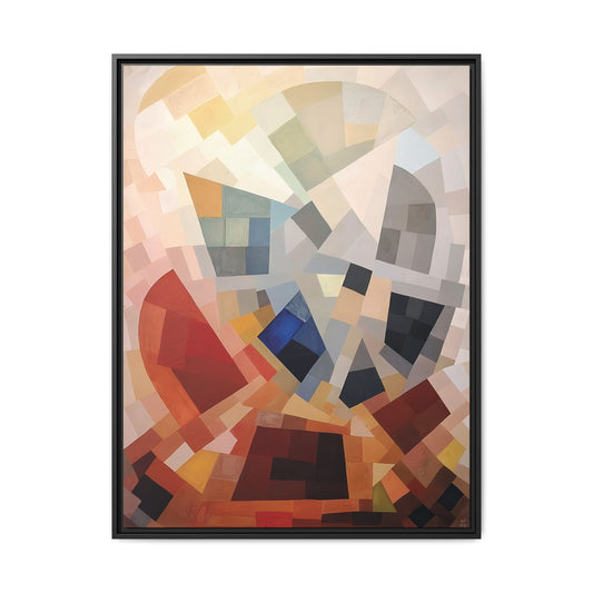 Komposition (1939) by Otto Freundlich / Toile encadrée sur caisse américaine