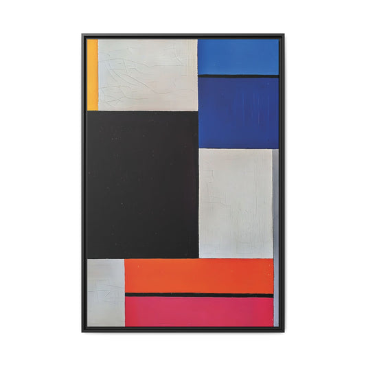 Composition XXI (1923) by Theo van Doesburg / Toile encadrée sur caisse américaine