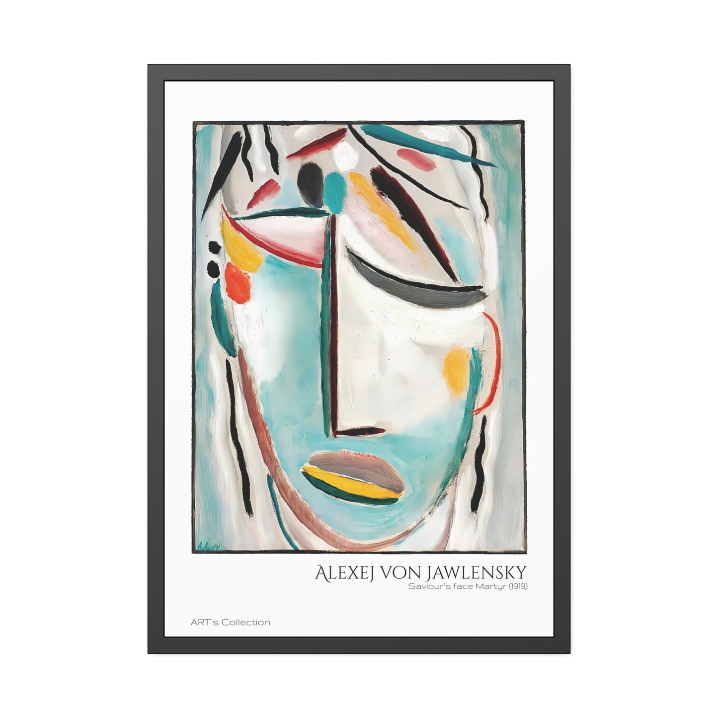 Saviour's face Martyr (1919) by Alexej von Jawlensky / Affiche Encadrée série ART's Collection