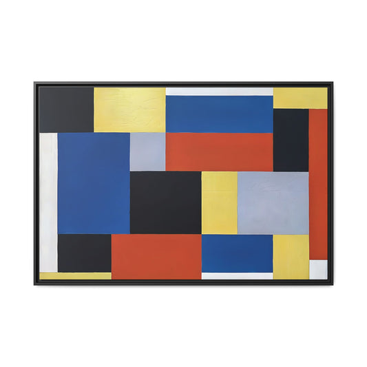 Composition XX 1920 by Theo van Doesburg / Toile encadrée sur caisse américaine