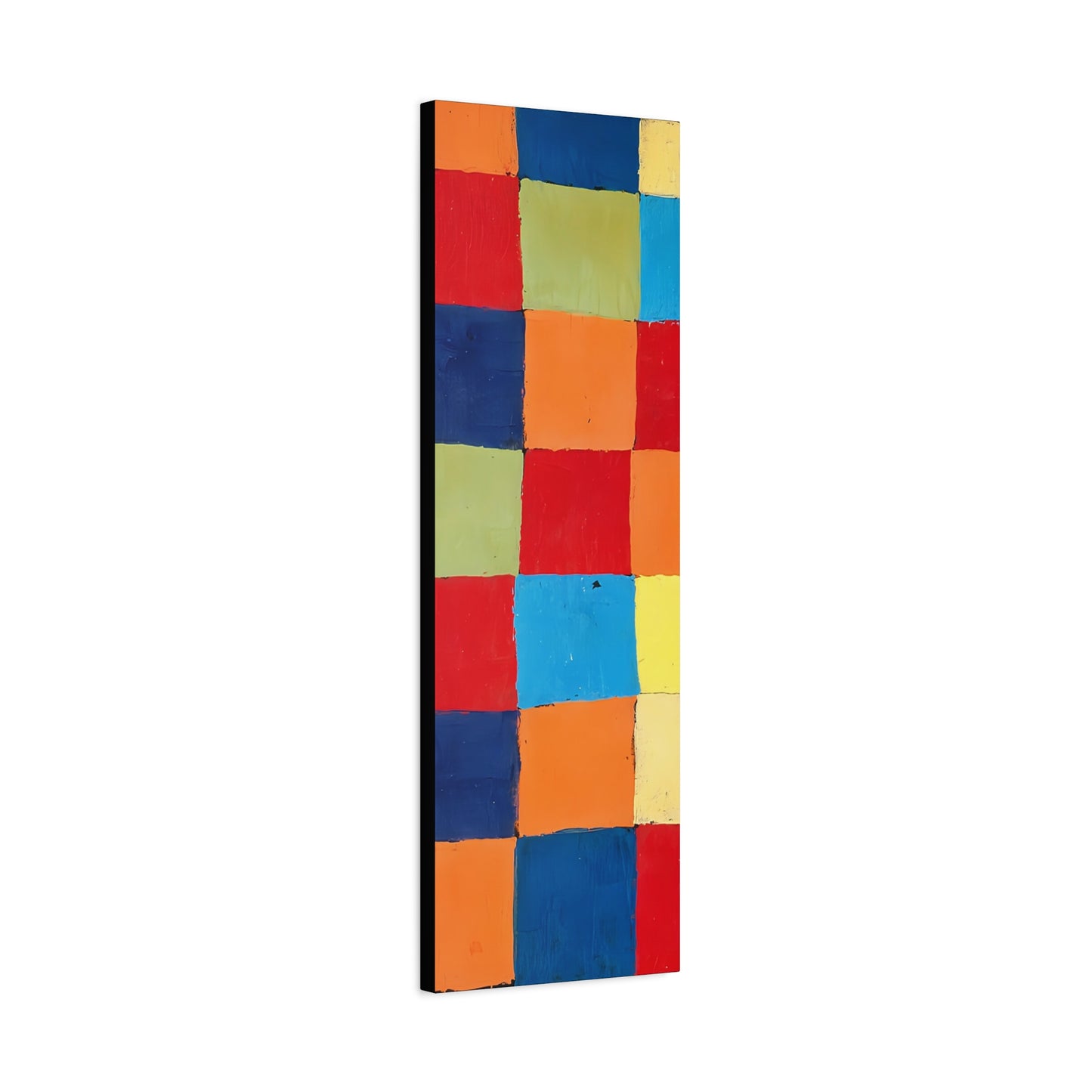 Color chart Qu 1 (1930) by Paul Klee / Reproduction Fine Art sur Toile / Large Epaisseur 3.2 cm - 1.25 inch