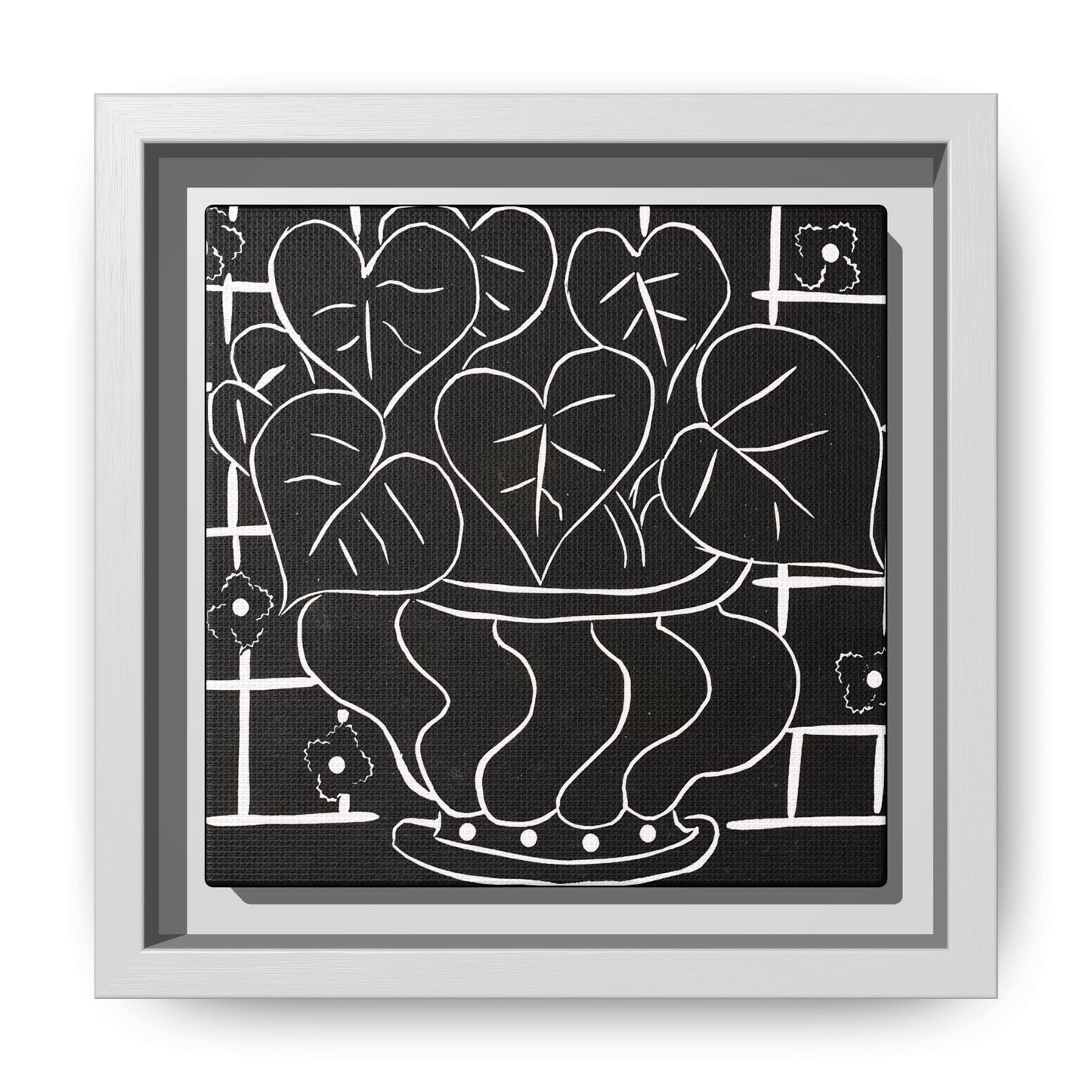 Corbeille de bégonias I (1938) by Henri Matisse / Toile encadrée sur caisse américaine