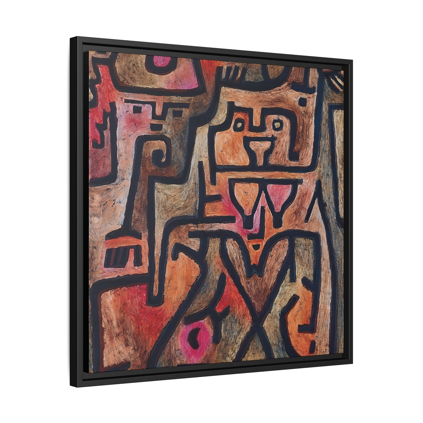 Forest Witches (1938) by Paul Klee / Toile encadrée sur caisse américaine