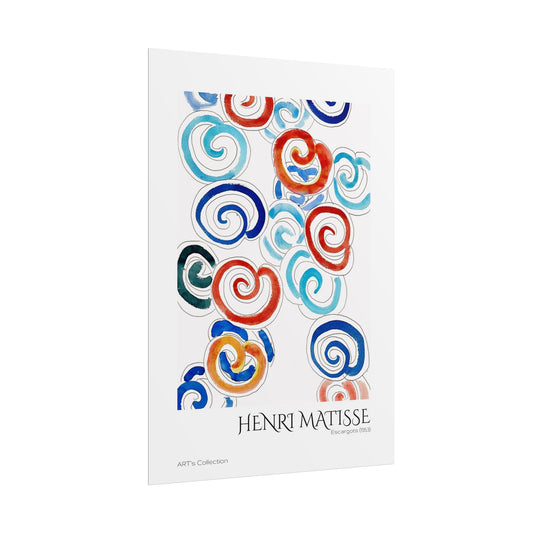 Escargots (1953) by Henri Matisse / Affiche imprimée - Série ART's Collection
