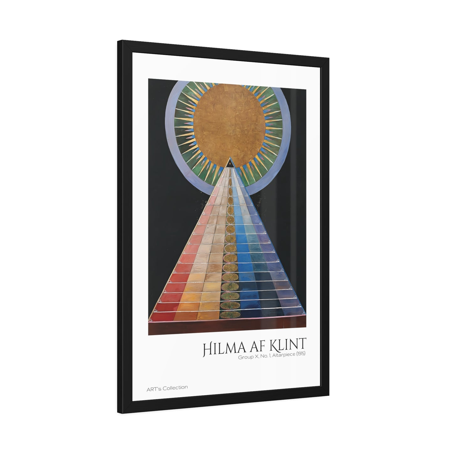 Group X No 1 Altarpiece (1915) by Hilma af Klint / Affiche Encadrée série ART's Collection