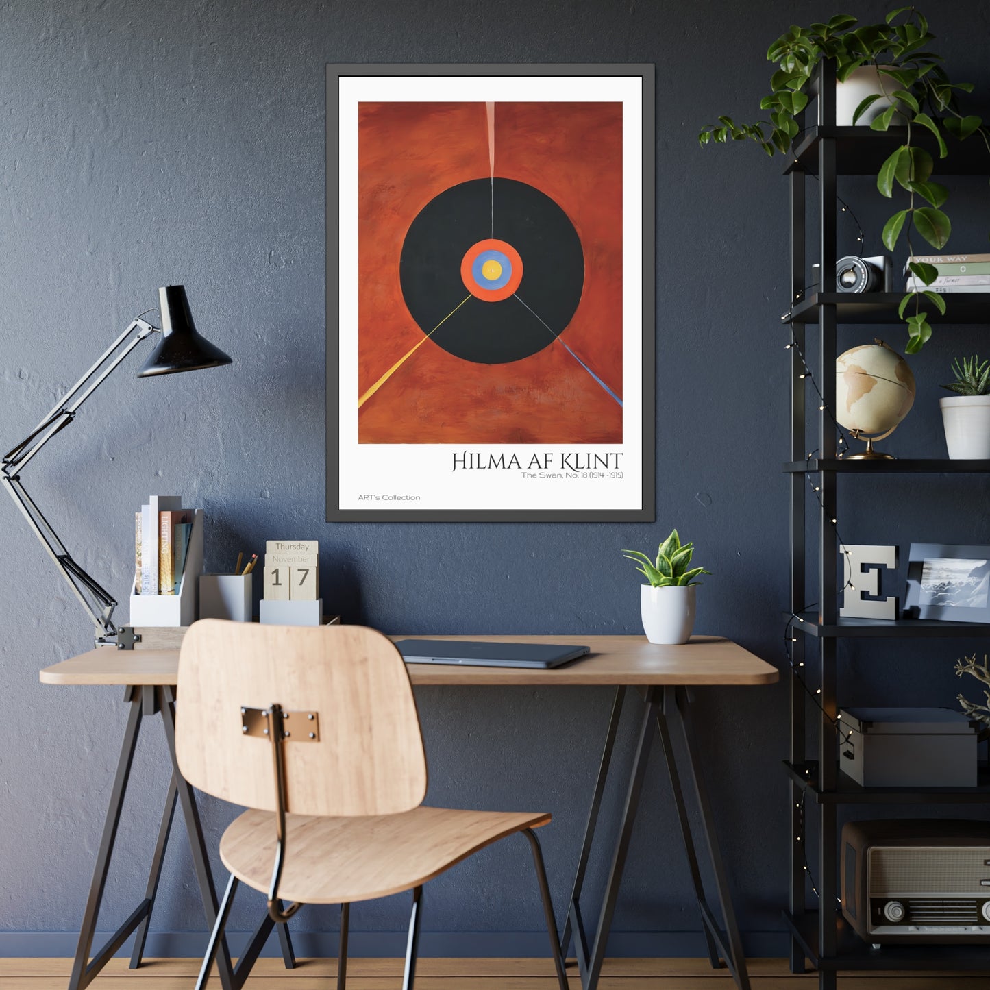 The Swan, No. 18 (1914 -1915) by Hilma af Klint / Affiche Encadrée série ART's Collection