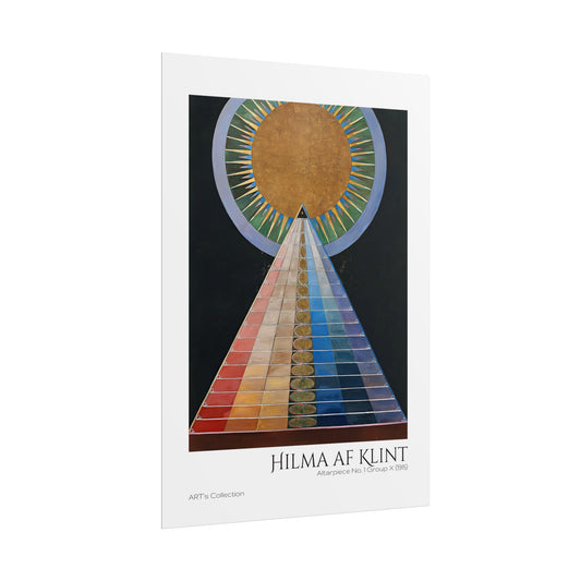 Altarpiece No. 1 Group X (1915) by Hilma af Klint / Affiche imprimée - Série ART's Collection