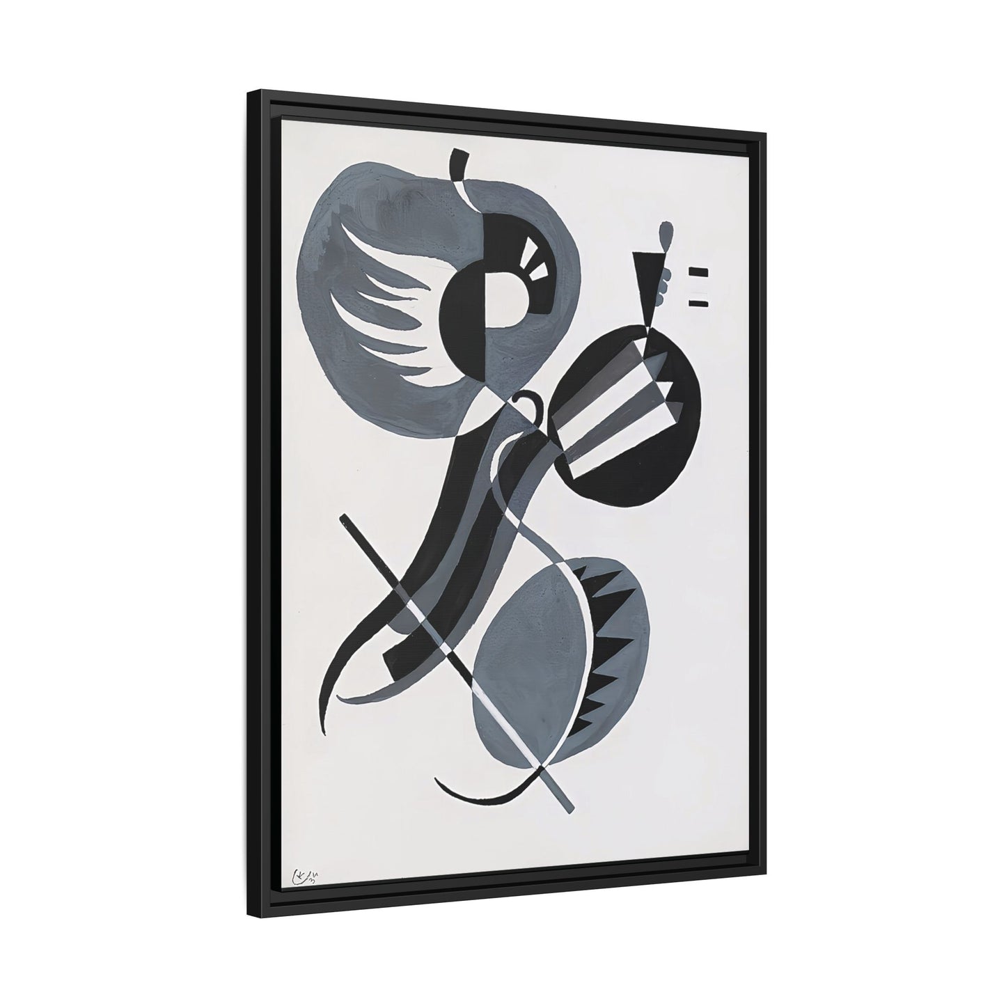 Wassily Kandinsky / No Title (1934) / Toile encadrée sur caisse américaine
