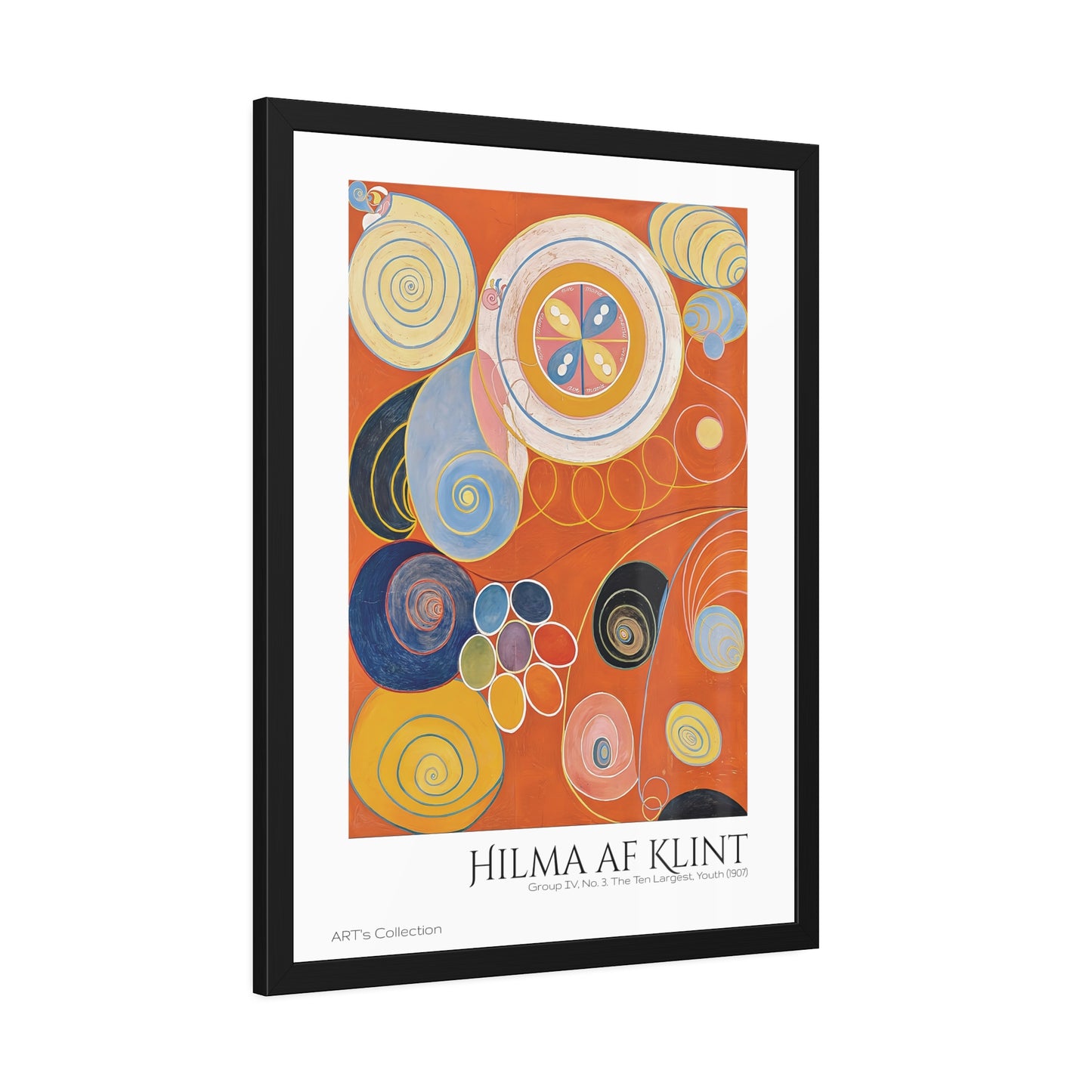 Group IV, No. 3. The Ten Largest, Youth (1907) by Hilma af Klint / Affiche Encadrée série ART's Collection
