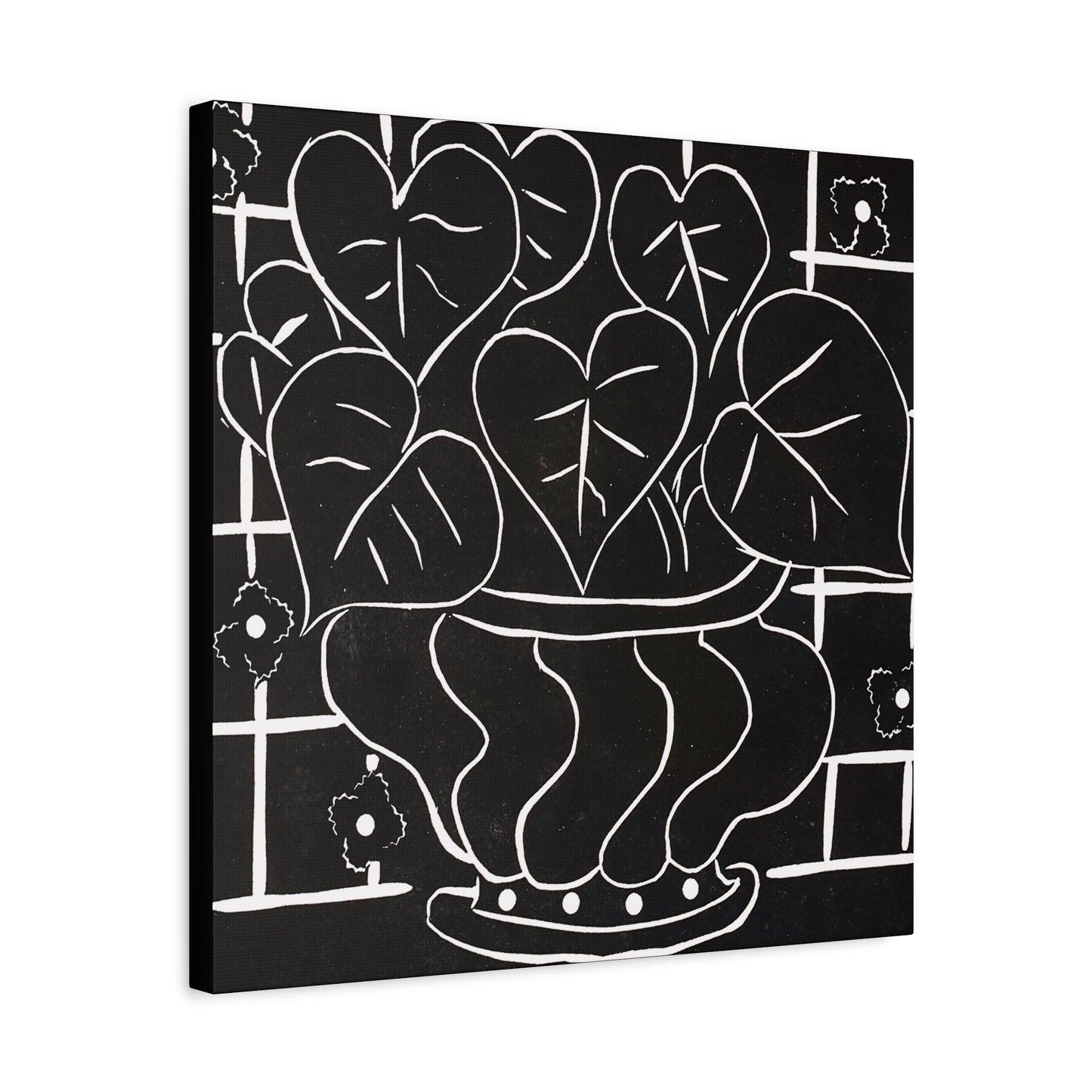 Corbeille de bégonias I (1938) by Henri Matisse / Reproduction Fine Art sur Toile / Large Epaisseur 3.2 cm - 1.25 inch
