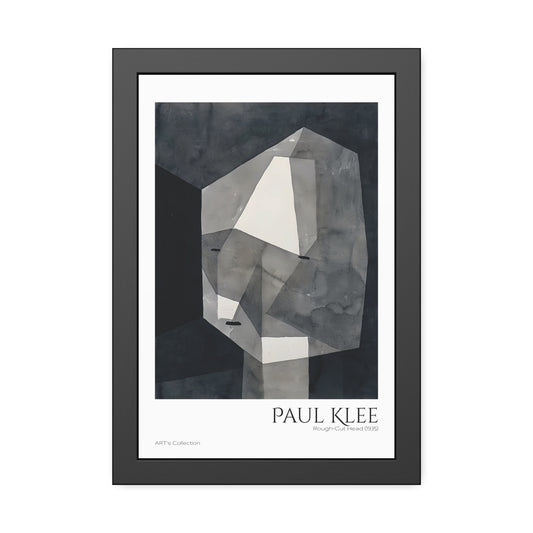 Rough-Cut Head (1935) by Paul Klee / Affiche Encadrée série ART's Collection