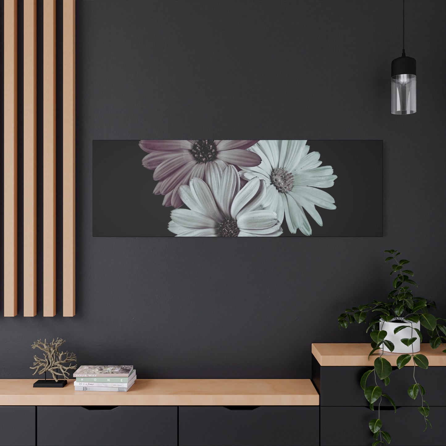 Collection Signature "FLORAL Numéro 5" sur Toile Fine Art sur Toile / Epaisseur 3,2cm - 1'25 po