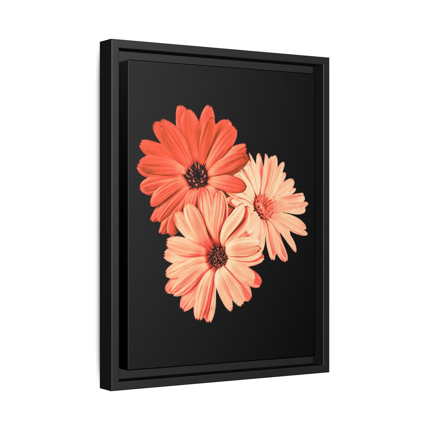 Collection Signature "FLORAL Numéro 6" sur Toile encadrée avec caisse américaine