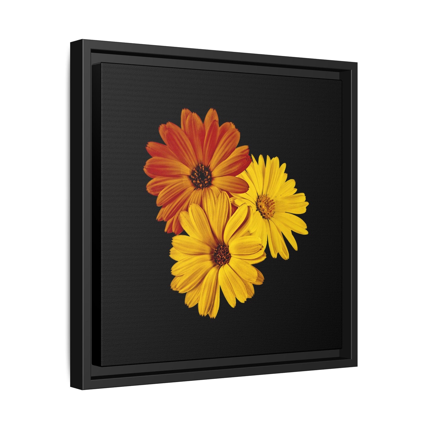 Collection Signature "FLORAL Numéro 4" sur Toile encadrée avec caisse américaine