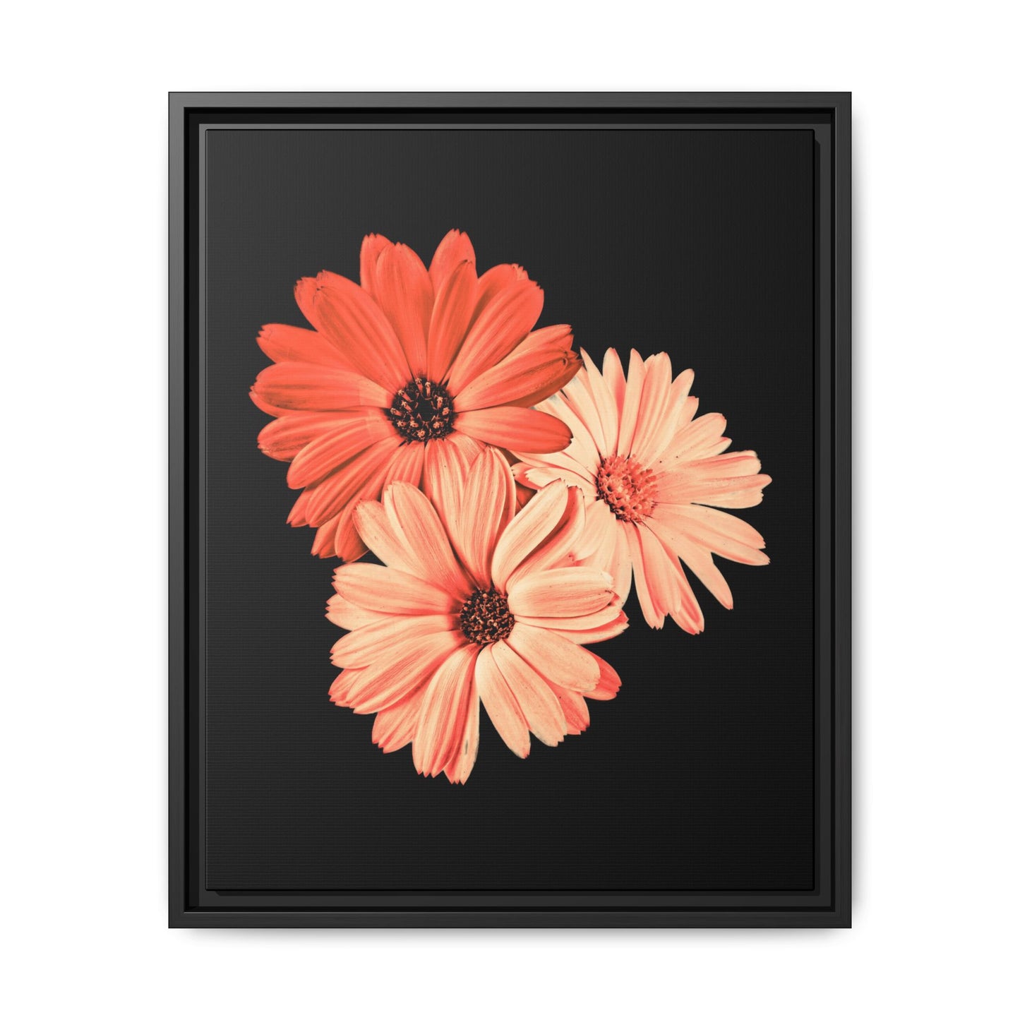Collection Signature "FLORAL Numéro 6" sur Toile encadrée avec caisse américaine