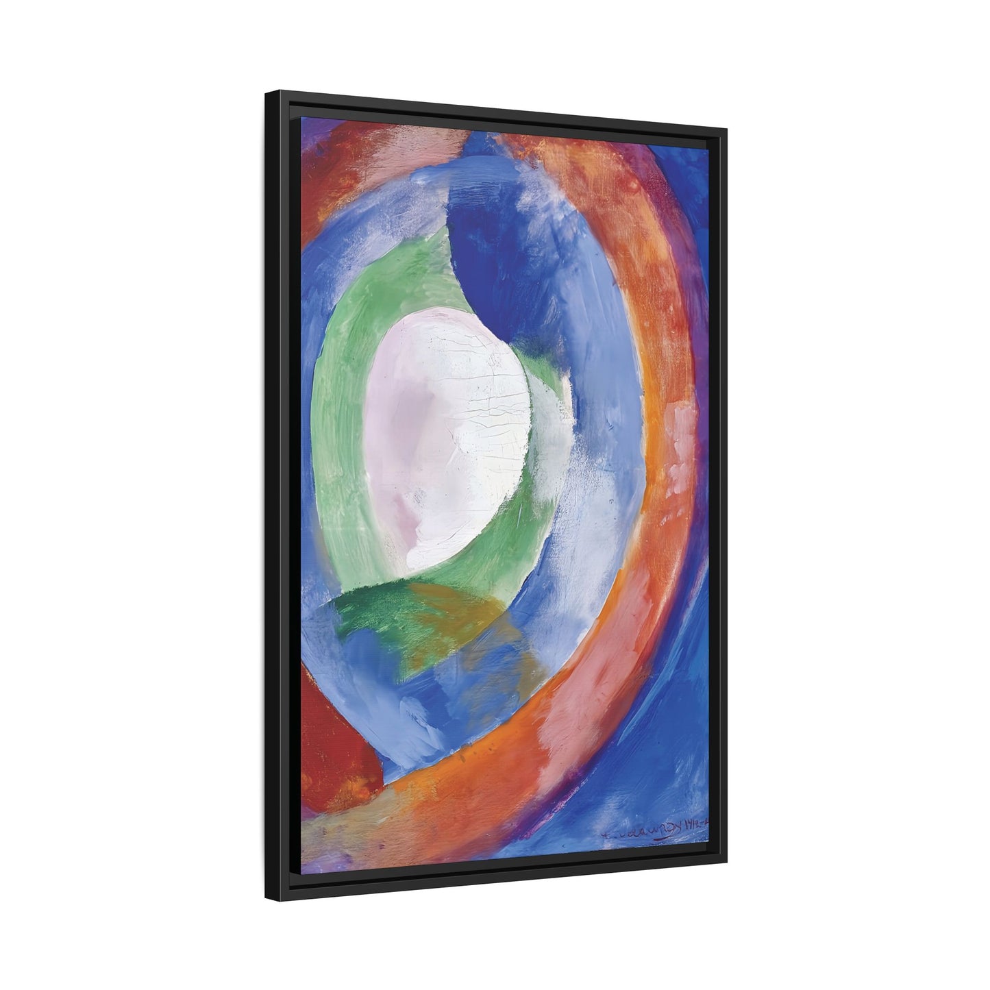 Formes circulaires Lune Numéro 1 (1913) by Robert Delaunay / Toile encadrée sur caisse américaine