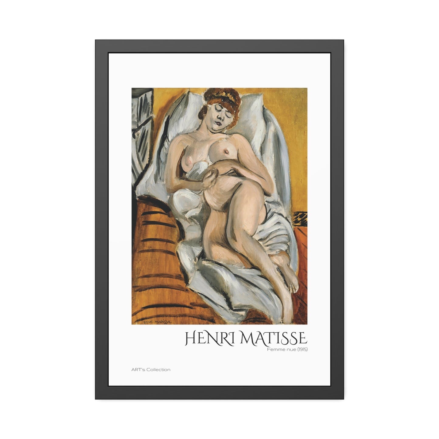 Femme nue (1915) by Henri Matisse / Affiche Encadrée série ART's Collection