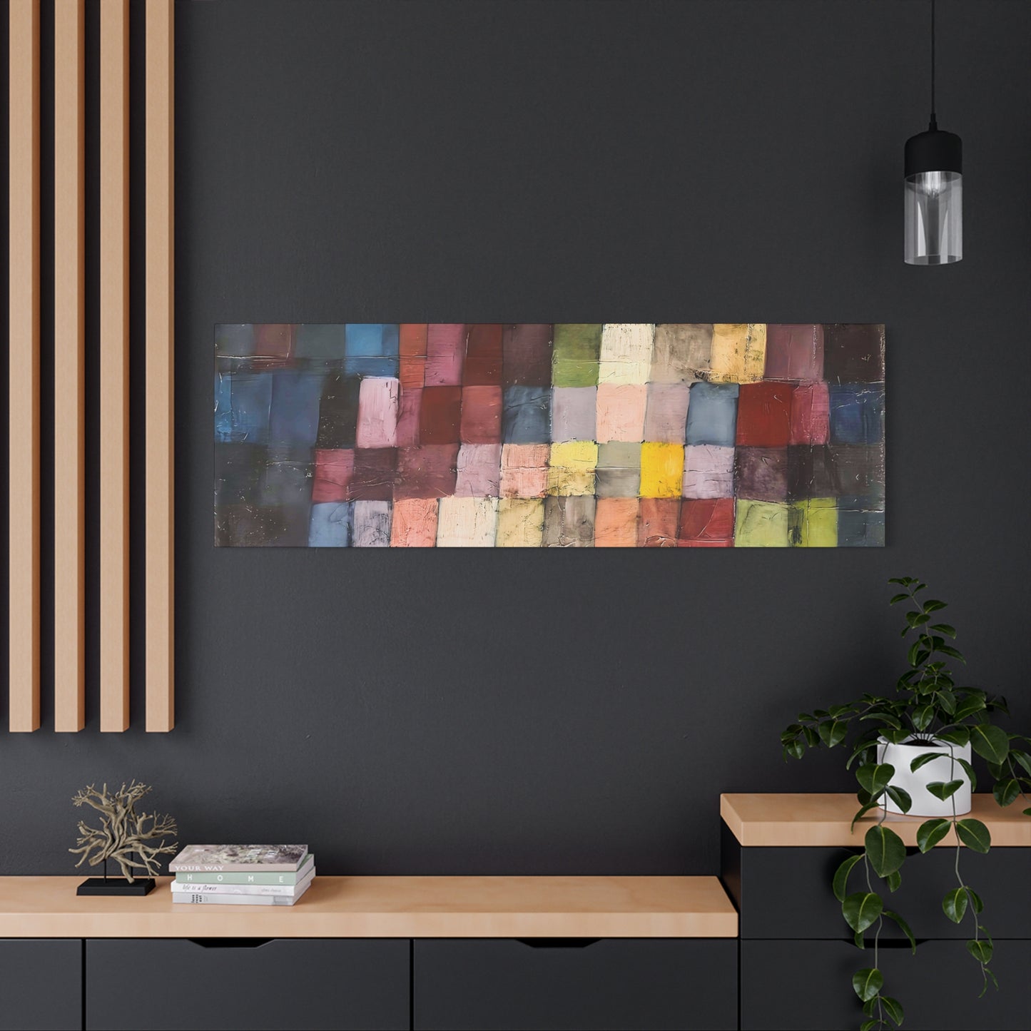 Ancient Sound (1925) by Paul Klee / Reproduction Fine Art sur Toile / Large Epaisseur 3.2 cm - 1.25 inch