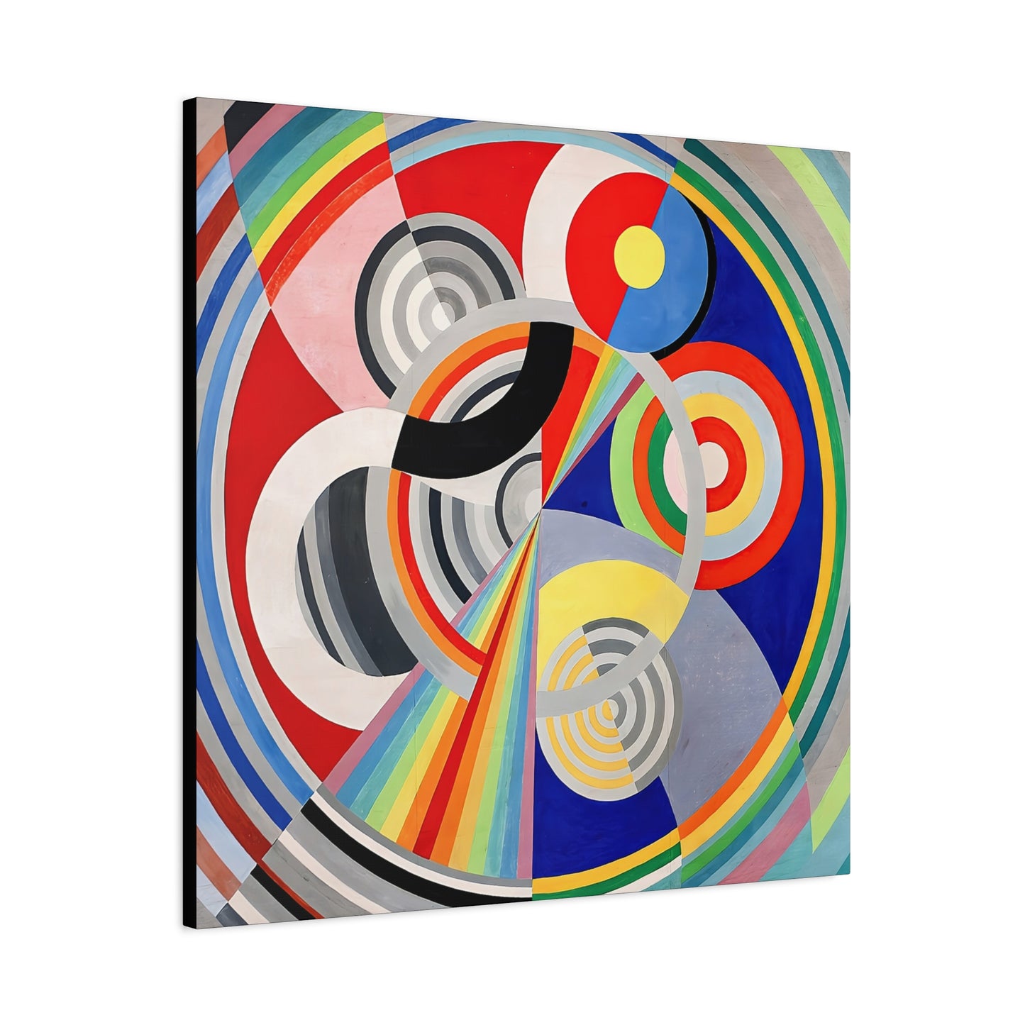 Rythme numéro 1 (1938) by Robert Delaunay / Reproduction Fine Art sur Toile / Large Epaisseur 3.2 cm - 1.25 inch