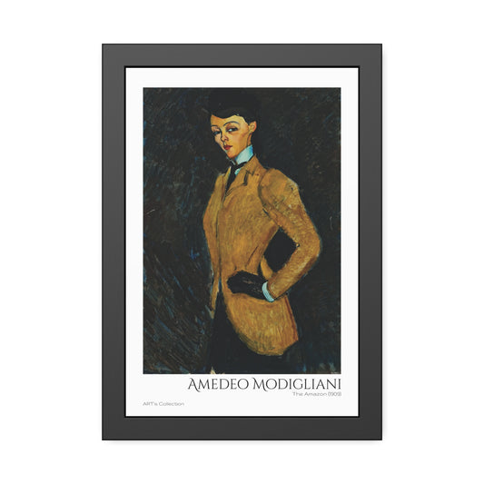 The Amazon (1909) by Amedeo Modigliani / Affiche Encadrée série ART's Collection