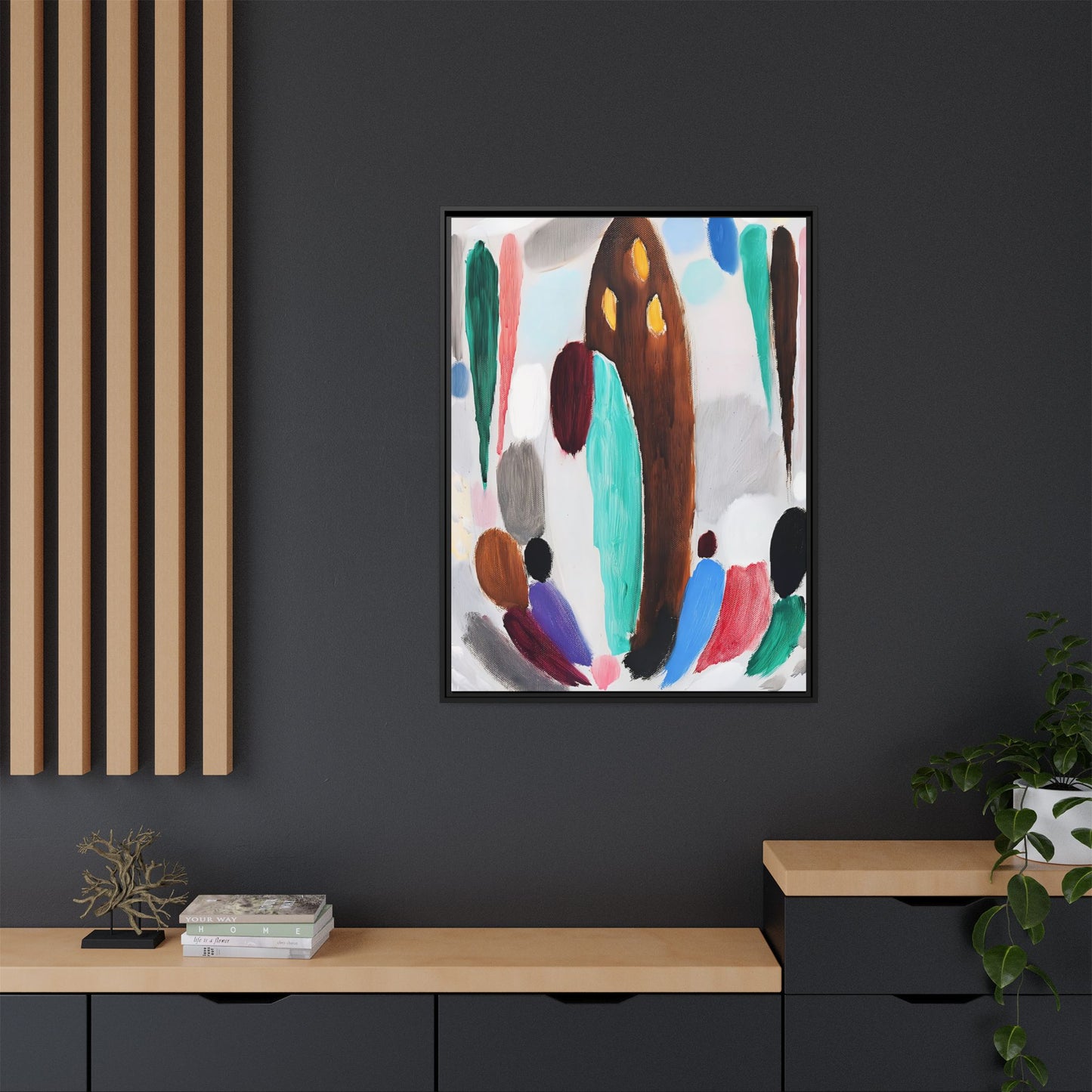 Ascona - Variation (Ca. 1919) by Alexej von Jawlensky / Toile encadrée sur caisse américaine