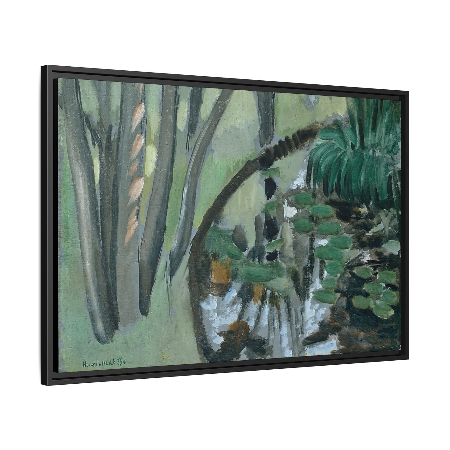 Le ruisseau, Maintenon (1918) by Henri Matisse / Toile encadrée sur caisse américaine