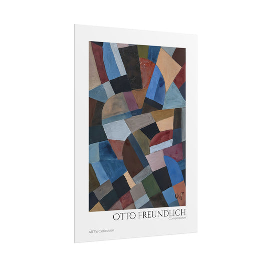 Composition by Otto Freundlich / Affiche imprimée - Série ART's Collection