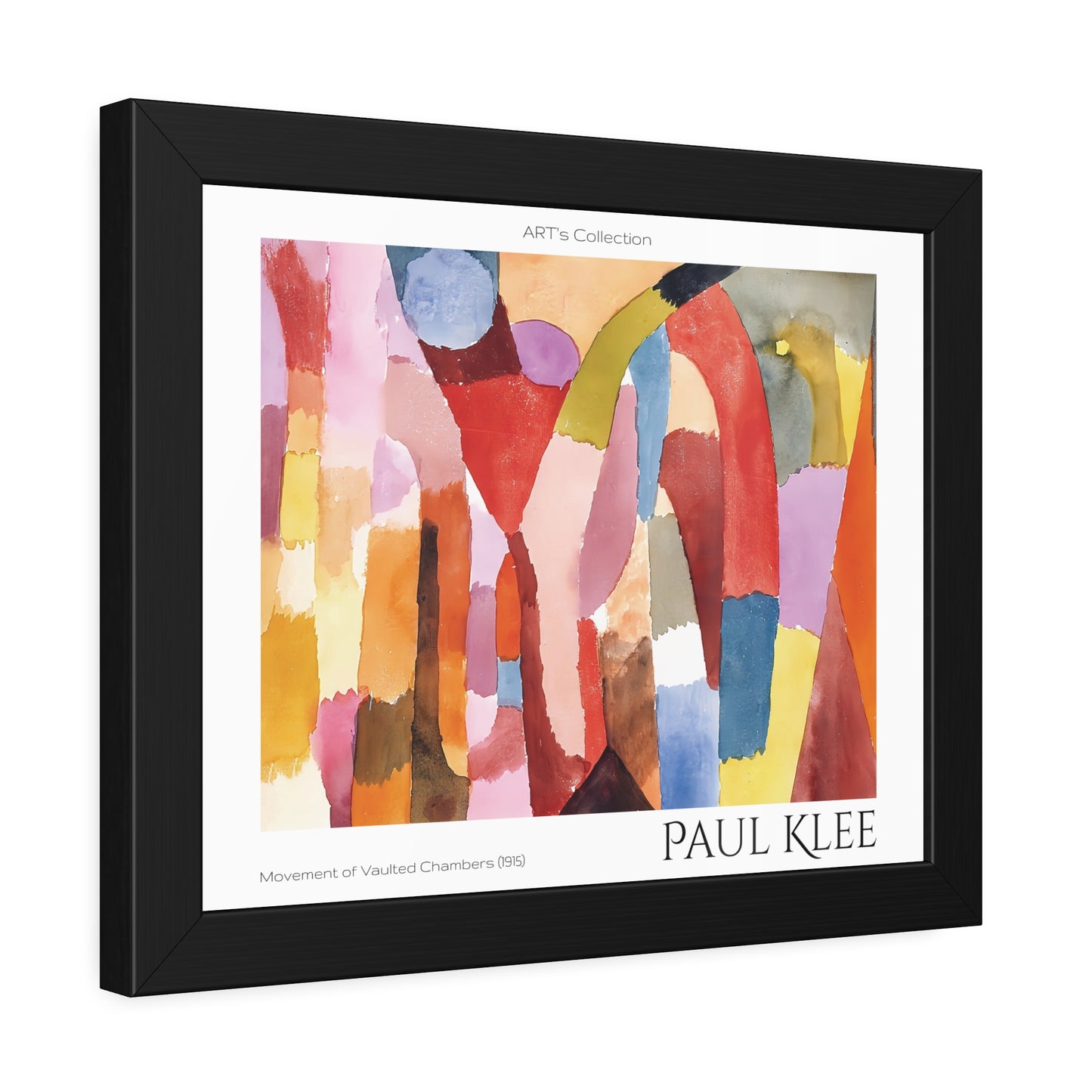 Movement of Vaulted Chambers (1915) by Paul Klee / Affiche Encadrée série ART's Collection