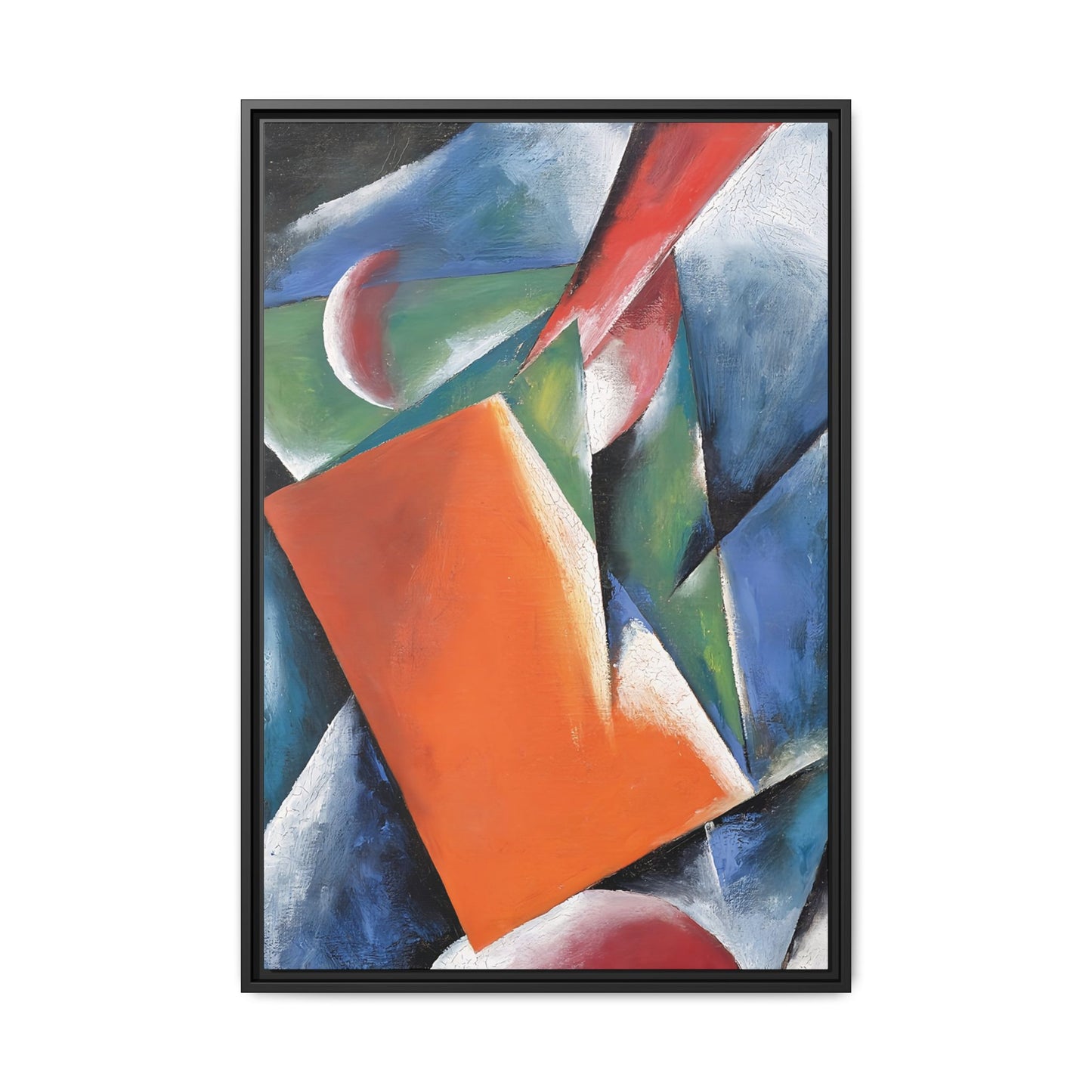 Architectonic Painting (1917) by Lyubov Popova / Toile encadrée sur caisse américaine
