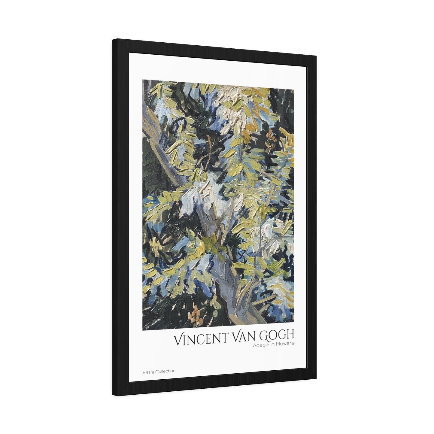 Acacia in Flowers by Vincent Van Gogh / Affiche Encadrée série ART's Collection